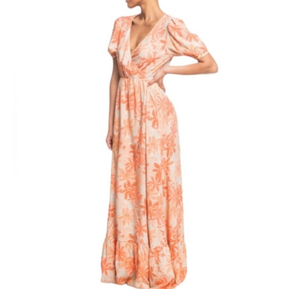 Roxy Slow Down Time Maxi Wrap Dress